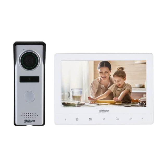 Dahua DHI-KTA02 video intercom kit with 7 inch indoor monitor and outdoor station