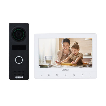 Dahua DHI-KTA02M-V2 analogue video intercom kit with 7 inch indoor monitor and outdoor door station