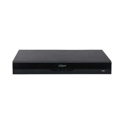 Dahua DHI-NVR4208-8P-AI/ANZ 8-channel WizSense AI NVR front view showing status LEDs and USB port