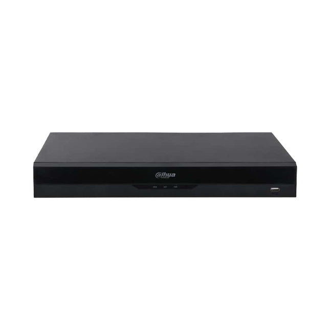Dahua DHI-NVR4208-8P-AI/ANZ 8-channel WizSense AI NVR front view showing status LEDs and USB port