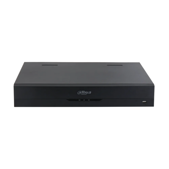 Dahua DHI-NVR5432-16HP-AI/ANZ-S2 32-channel WizSense AcuPick NVR NVR NEXT 1.5U front view with four HDD bay doors and status LEDs