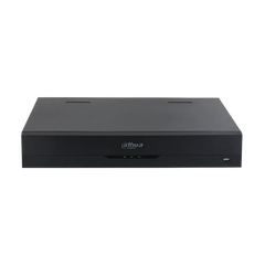Dahua DHI-NVR5432-AI/ANZ-S2 front view with status LEDs and USB port