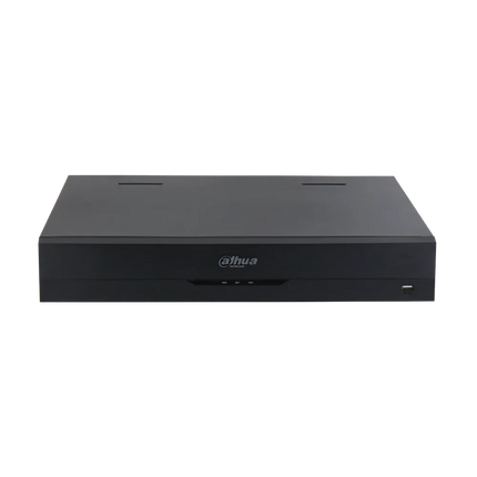 Dahua DHI-NVR5432-AI/ANZ-S2 front view with status LEDs and USB port