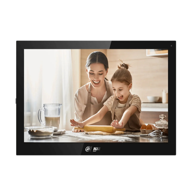 Front view of the Dahua DHI-VTH1020J 4-wire analog indoor intercom monitor in white, showcasing its 7-inch TFT display screen and clean modern bezels.