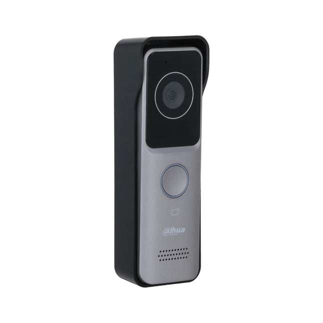 Dahua DHI-VTO2311R-WP ultra-slim IP and Wi-Fi villa door station featuring a sleek light grey finish