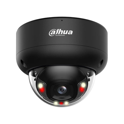 Dahua 6MP Smart Dual-Light IK10 vandal dome camera ceiling-mounted in a foyer, part of a 2-camera CCTV kit