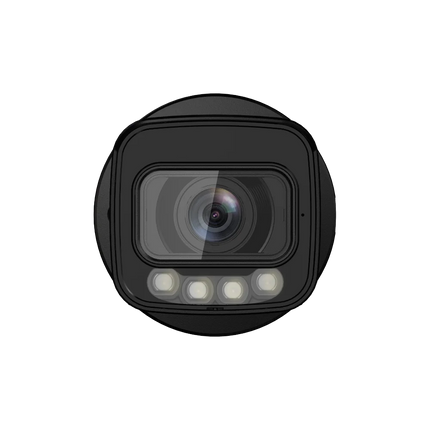 Dahua DH-IPC-HFW3667T-ZAS-IL-ANZ bullet camera dimensions diagram — 238.5mm length with IP67 metal housing for Australian outdoor installation