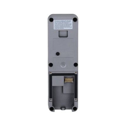 Side profile angle of the slim Dahua VTO2311R-WP intercom showcasing its IP65 rated weather-resistant outdoor housing