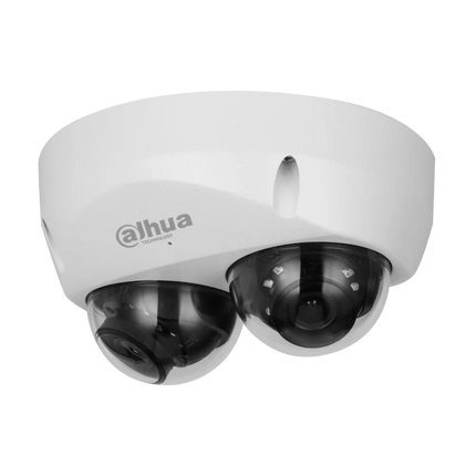 Dahua IPC-HDBW5441F-AS-E2 dual 4MP WizMind multi-directional IP camera front view.