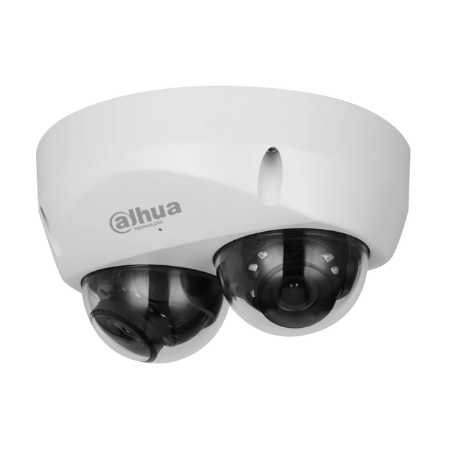 Dahua IPC-HDBW5441F-AS-E2 dual 4MP WizMind multi-directional IP camera front view.