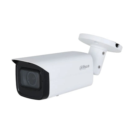 Front view of Dahua DH-IPC-HFW3666TP-ZAS-AUS camera featuring 2.7-13.5mm motorised zoom lens and IR illuminators