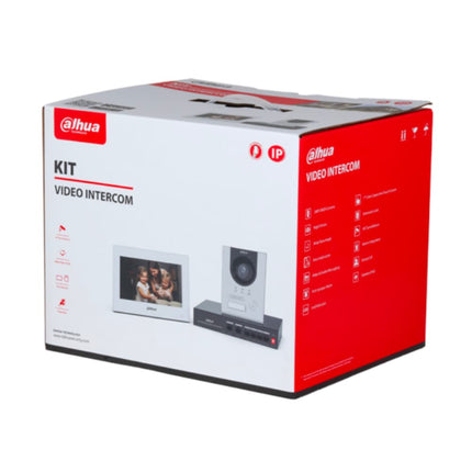 Dahua KTP01L-S video intercom with wide angle door station and indoor monitor