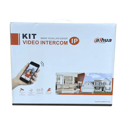 Dahua VTH2621GW-P white indoor monitor with VTO2111D-P-S3 IP villa door station
