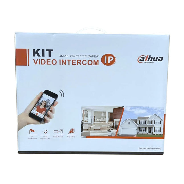 Dahua VTH2621GW-P white indoor monitor with VTO2111D-P-S3 IP villa door station