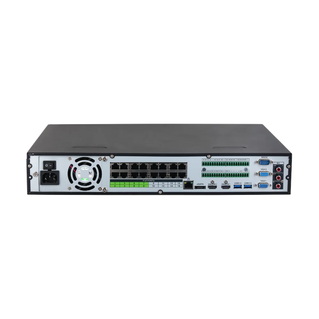 Dahua DHI-NVR5416-16P-AI/ANZ 16-Channel 32MP WizSense AcuPick NVR with 16 PoE+ ePoE & 4 HDD Bays