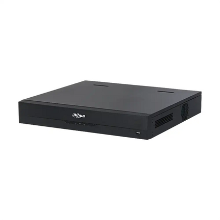 Dahua NVR5464‑AI/ANZ 64‑channel WizSense AI NVR – front view with 4 HDD bays