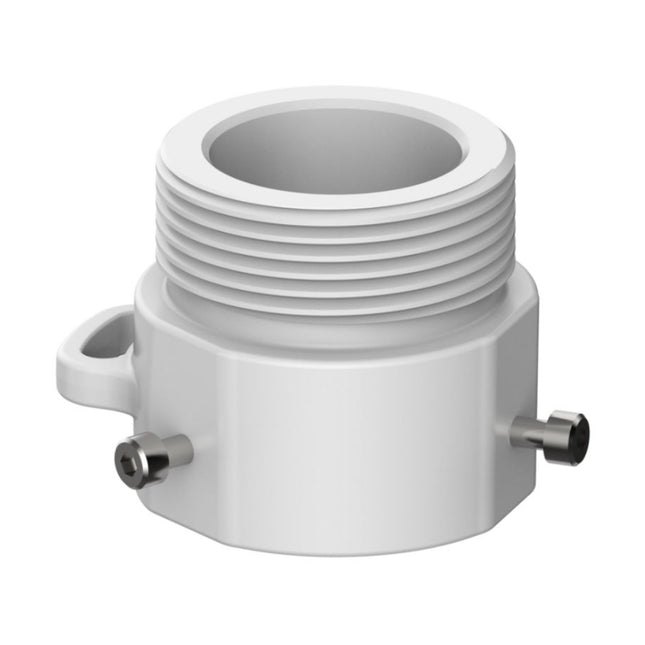 Dahua PFA7711 white aluminium camera mount adapter with G1 thread for CCTV installations in Australia.