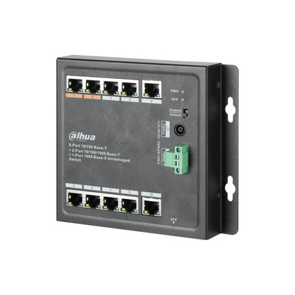 Dahua DH-PFS3111-8ET-96-F 8-Port PoE Switch 96W with Gigabit & SFP Uplinks — product view 1
