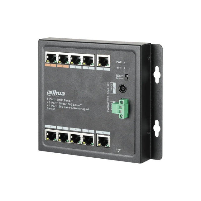 Dahua DH-PFS3111-8ET-96-F 8-Port PoE Switch 96W with Gigabit & SFP Uplinks — product view 1