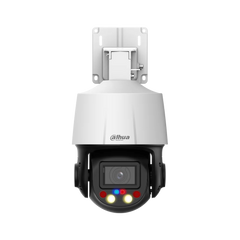 Dahua DH-SD3E405DB-GNY-A-PV1 4 MP 5× TiOC WizSense mini pan-tilt camera — front view showing motorised dome housing
