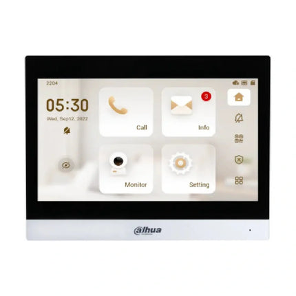Dahua VTH8642KMS-W 10-Inch Wi-Fi 2-Wire IP Indoor Intercom Monitor — product view 1