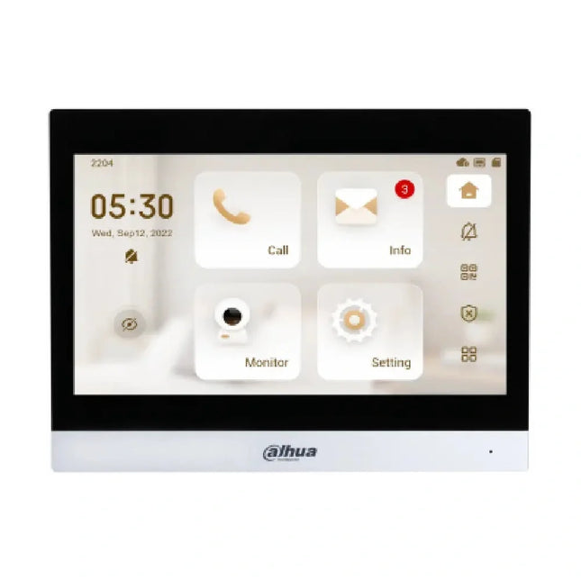 Dahua VTH8642KMS-W 10-Inch Wi-Fi 2-Wire IP Indoor Intercom Monitor — product view 1