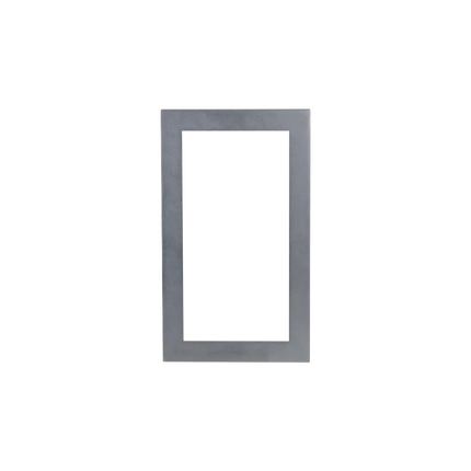 Dahua VTM125 and VTM126 anodised aluminium front bezel and surround frame for 2 module VTO4202F modular door station