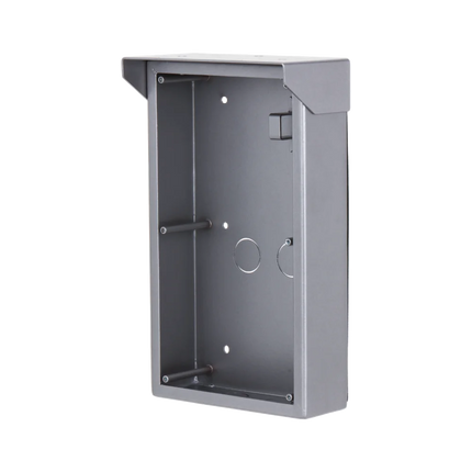 VTM52R2 silver surface-mount box with rain cover for 2-module VTO4202F modular door station