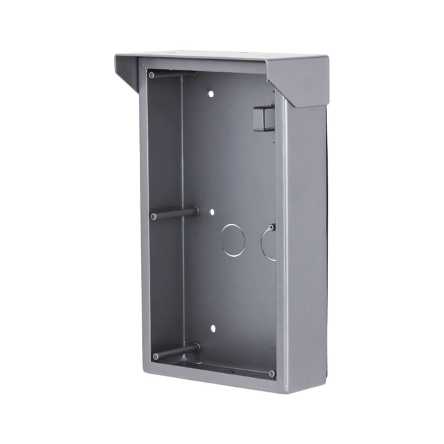 VTM52R2 silver surface-mount box with rain cover for 2-module VTO4202F modular door station