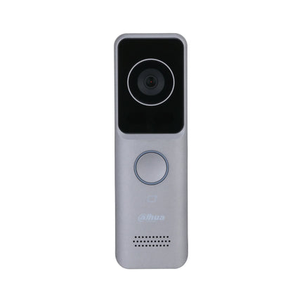 Close up of the Dahua 2MP HD CMOS intercom camera lens showing the auto IR illumination sensor for clear night vision