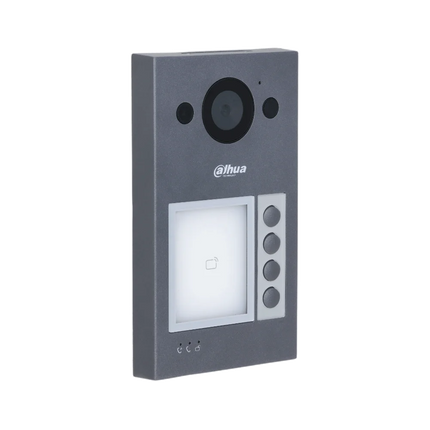 Front view of the Dahua VTO3311Q-WP full-metal video intercom door station