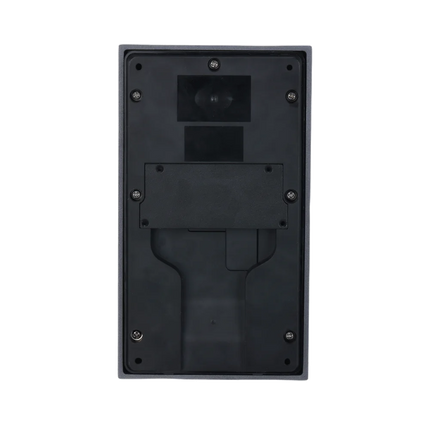 Rear connections on the Dahua VTO3311Q-WP showing Ethernet PoE and door-control interfaces