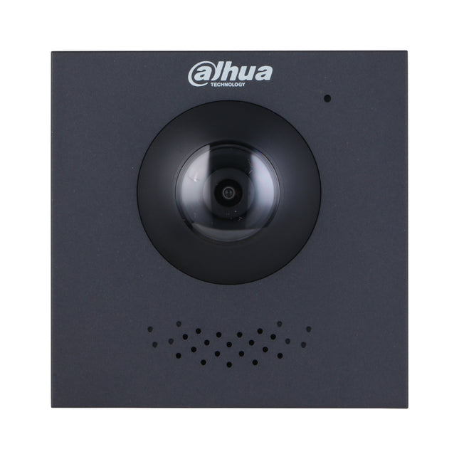 Black Dahua DHI-VTO4202FB-P-S3 2MP 2-wire IP modular apartment door station