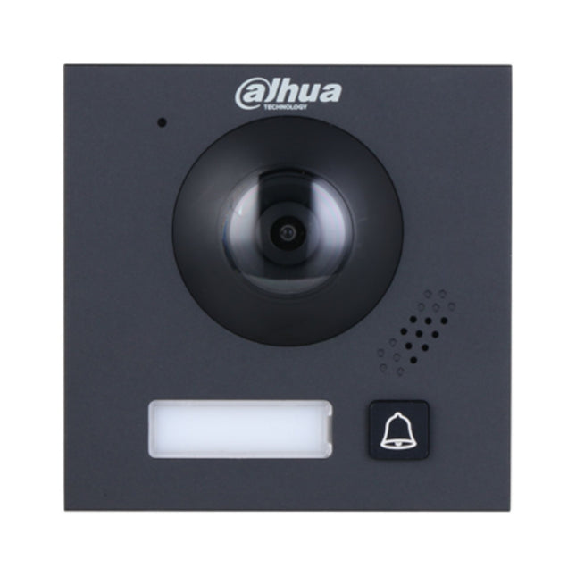 Dahua VTO4202FB-P1 modular 2-wire IP door station front view with anodized aluminum casing