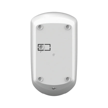 Side profile view of the white Dahua wireless PIR camera detector showcasing its compact wall-mountable casing and tamper-resistant housing.