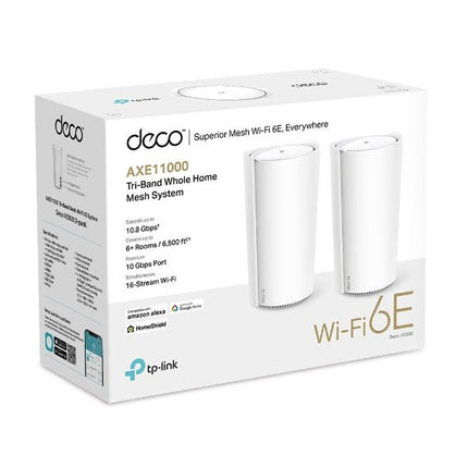 TP - Link AXE11000 Whole Home Mesh Wi - Fi 6E System - Deco XE200(2 - pack) - CCTV Guru