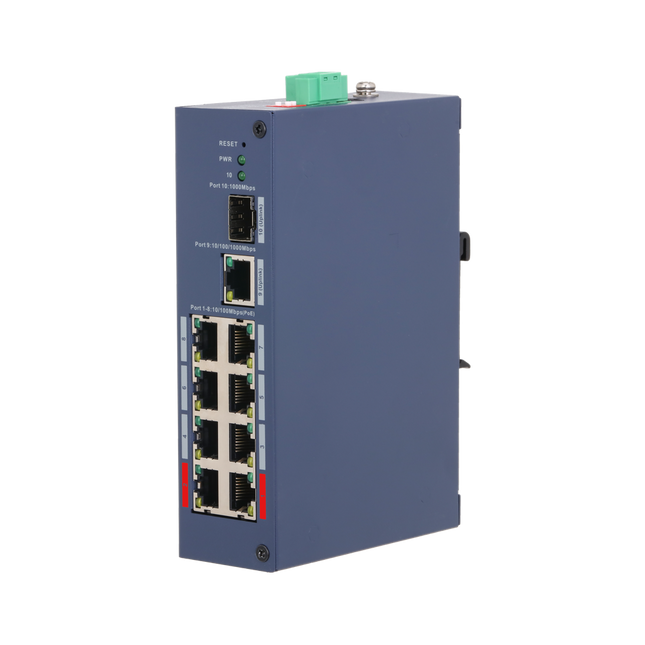 Dahua DH-CHS4110-8ET-110 Hardened 8-Port PoE Cloud-Managed Switch 110W — product view
