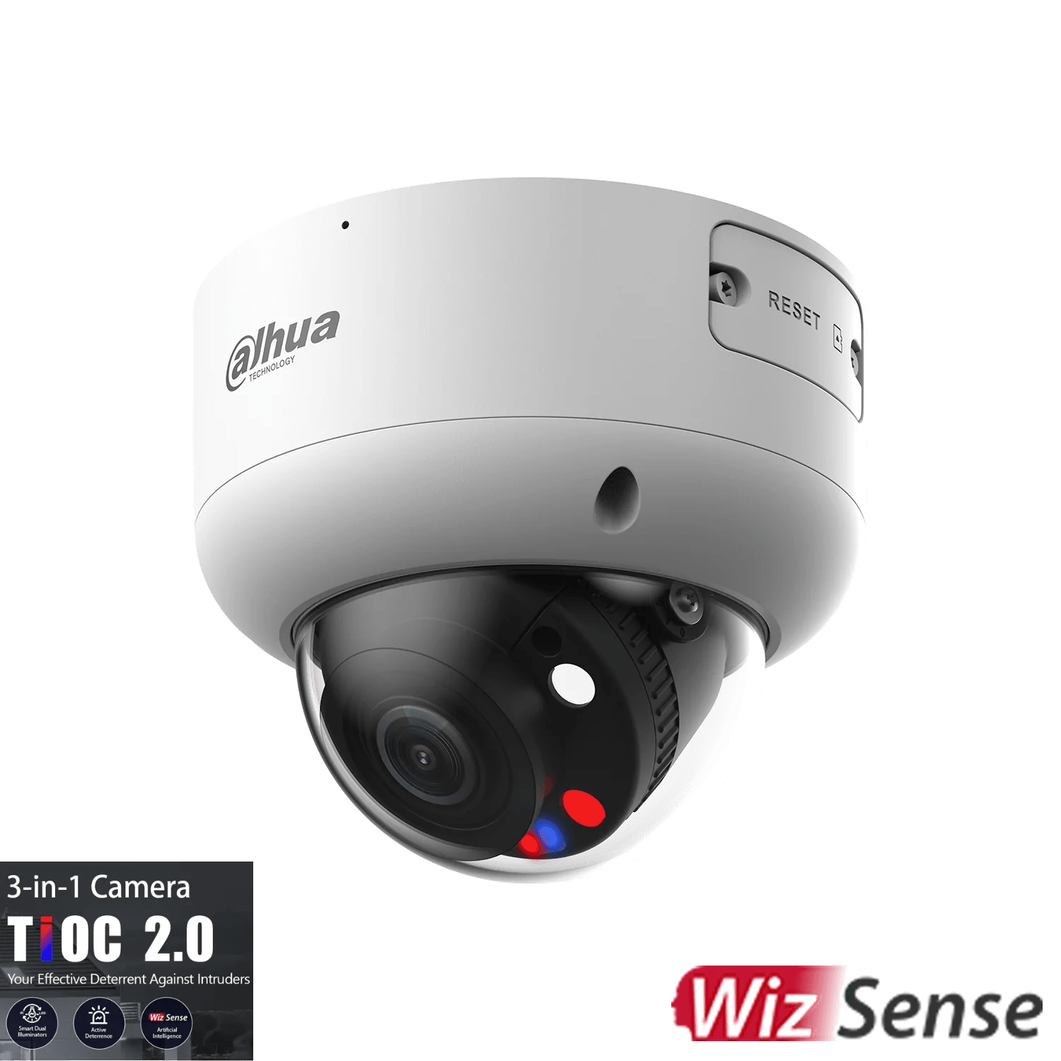 Dahua 5MP Smart Dual Illumination TIOC Active Deterrence