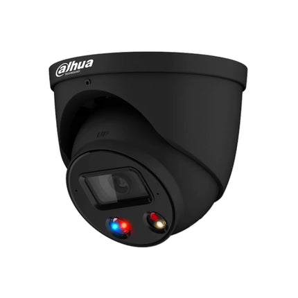 Dahua TIOC 2.0, 8MP Security Camera, Active Deterrence, Full Colour Night Vision & Two - way Audio, 2.8mm Fixed - focal Lens, Black - CCTV Guru