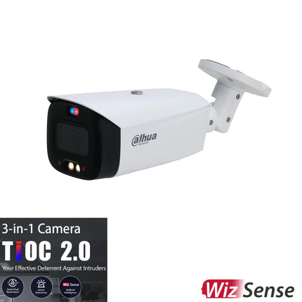 Dahua 5MP TIOC 2.0 Active Deterrence Vari - focal Bullet 2.7~13.5mm WizSense Motorised Camera DH - IPC - HFW3549T1 - ZAS - PV - CCTV Guru