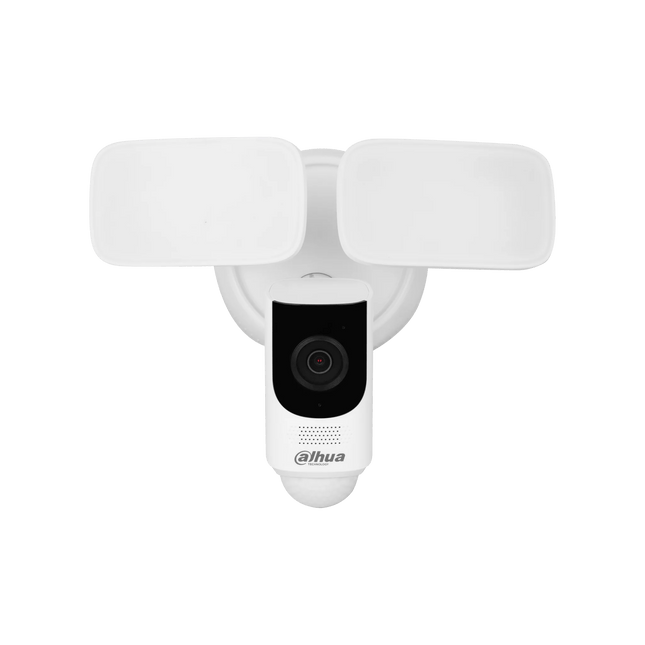 Dahua 4MP Fixed - focal Wi - Fi Floodlight Network Camera, DH - IPC - WL46A - CCTV Guru