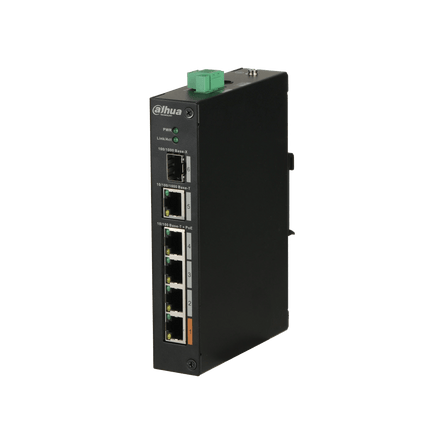 Dahua 4 - Port PoE Switch (Unmanaged) DH - PFS3106 - 4ET - 60 - V2 - CCTV Guru