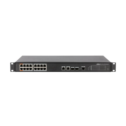 Dahua 16 x Port Layer 2 Management Switch, Hi - PoE (60W), PoE+, Total 190W,&nbsp;DH - PFS4218 - 16ET - 190 - CCTV Guru