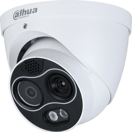 Dahua WizSense Thermal Network Mini Hybrid Eyeball Camera DH - TPC - DF1241P - D2F2 - CCTV Guru
