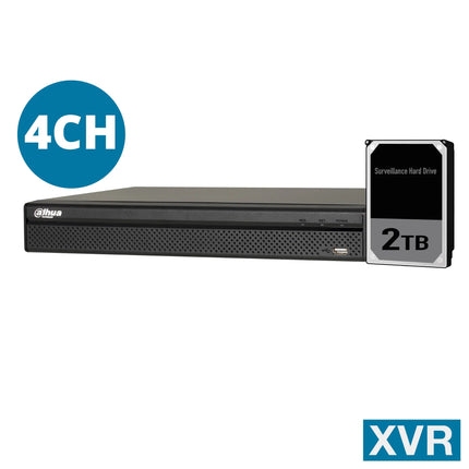 Dahua 4 Channel Penta - brid 4K XVR, Mini 1U, Digital Video Recorder - CCTV Guru