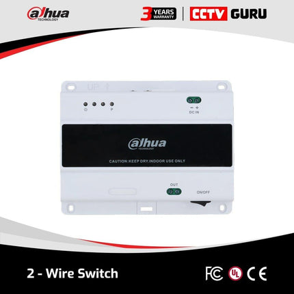 Dahua 2 - wire Switch Intercom DHI - AC - VTNS1001B - 2 - CCTV Guru