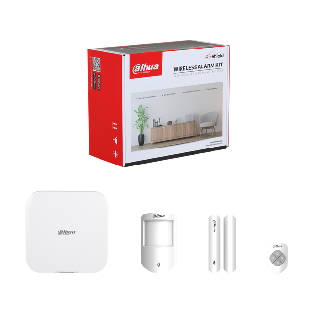 Dahua DHI-ART-ARC3800H-03-FW2(915) AirShield wireless alarm kit with Wi-Fi, Ethernet and cellular