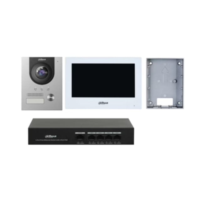 Dahua Intercom Kit, IP Villa Outdoor Station & Indoor Monitor, DHI - KTP01L(S) - AUS - CCTV Guru