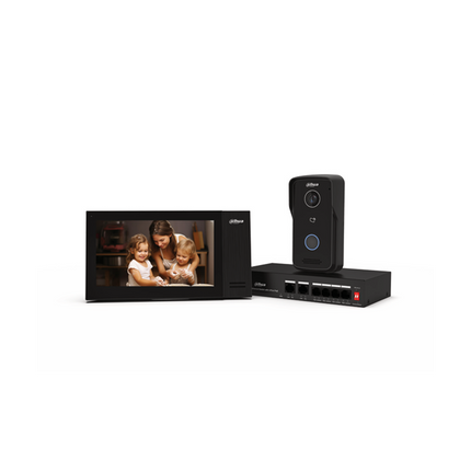 Dahua DHI-KTP02-S2 7-Inch IP Video Intercom Kit with Door Station & PoE Switch — product view