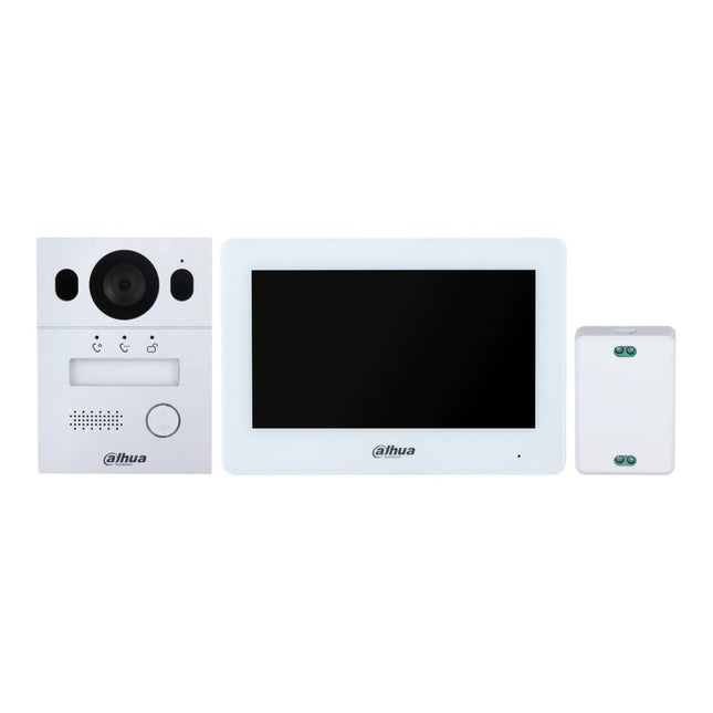 Dahua Video Intercom Kit, Wi - Fi Hybrid Monitor with 2 - Wire Villa Door Station, DHI - KTX01(S) - CCTV Guru